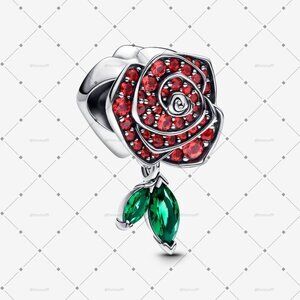 Pandora Sparkling Rose in Bloom Charm